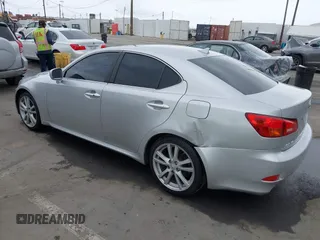 2007 Lexus IS with VIN JTHBK262472028565, listed as a IAAI auction lot 42096347 with 159,278 mi miles. Bid and sale history available at carsss.com. Image 3.