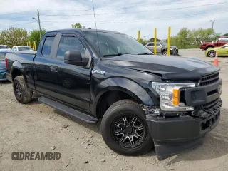 2019 Ford F-150 XL with VIN 1FTEX1CPXKFB34725, listed as a Copart auction lot 55828445 with 79,828 mi miles and Salvage title. Bid and sale history available at DreamBid. Image 4.