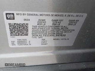 2024 GMC Terrain SLE with VIN 3GKALTEGXRL347620, listed as a IAAI auction lot 42772271 with 25,949 mi miles and . Bid and sale history available at DreamBid. Image 9.
