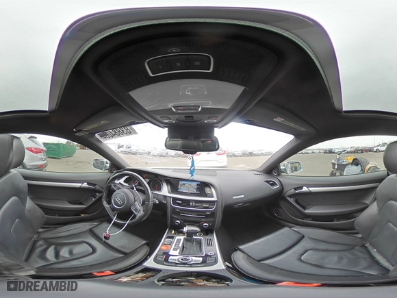 2016 Audi A5 Premium Plus with VIN WAUM2AFR1GA030200, listed as a Copart auction lot 83884054 with 71,593 mi miles and Salvage Title. Bid and sale history available at carsss.com. Image 12.