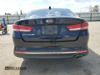 2018 Kia Optima S with VIN 5XXGT4L33JG249315, listed as a Copart auction lot 51698565 with 91,717 mi miles and Salvage Title. Bid and sale history available at carsss.com. Image 6.