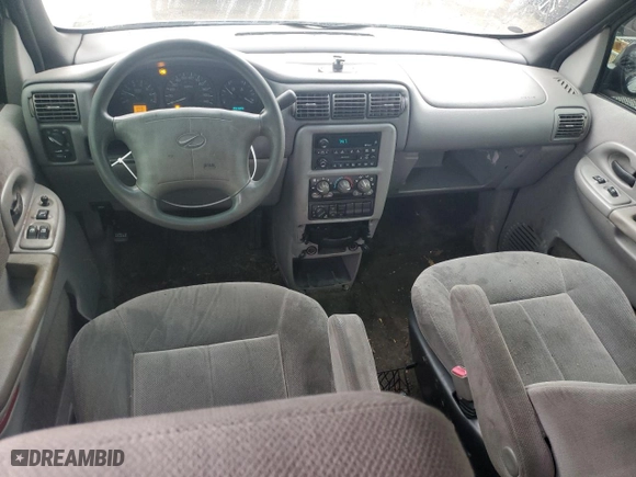 2001 Oldsmobile Silhouette GL with VIN 1GHDX23E91D100991, listed as a Copart auction lot 43534845 with 231424 miles and Salvage Title. Bid and sale history available at carsss.com. Image 8.