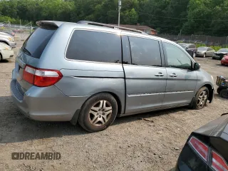 2006 Honda Odyssey EX z VIN 5FNRL38416B122268, wystawiony jako Copart lot #58969785 z przebiegiem 167 991 mil mil oraz Szkoda całkowita • Salvage title. Historia ofert i sprzedaży dostępna na DreamBid. Obrazek 3.