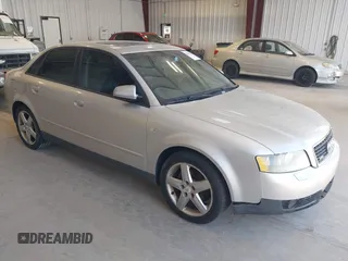 2003 Audi A4 1.8T with VIN WAULC68E93A278074, listed as a IAAI auction lot 42587106 with 103,236 mi miles and . Bid and sale history available at DreamBid. Image 1.