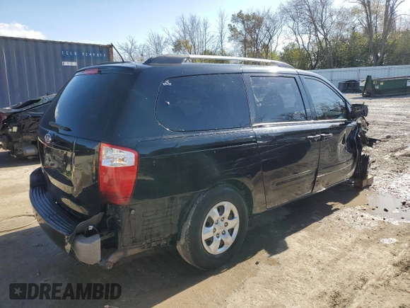 2010 Kia Sedona LX with VIN KNDMG4C36A6355277, listed as a Copart auction lot 77987954 with 222,929 mi miles and Non Repairable. Bid and sale history available at DreamBid. Image 3.