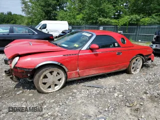 2002 Ford Thunderbird Hardtop Premium z VIN 1FAHP60A22Y123884, wystawiony jako Copart lot #59876794 z przebiegiem Nie podano mil oraz Szkoda całkowita • Salvage title. Historia ofert i sprzedaży dostępna na DreamBid. Obrazek 1.