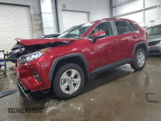 2020 Toyota RAV4 XLE with VIN 2T3P1RFV7LW110630, listed as a Copart auction lot 57521805 with 49,505 mi miles and Salvage title. Bid and sale history available at DreamBid. Image 1.