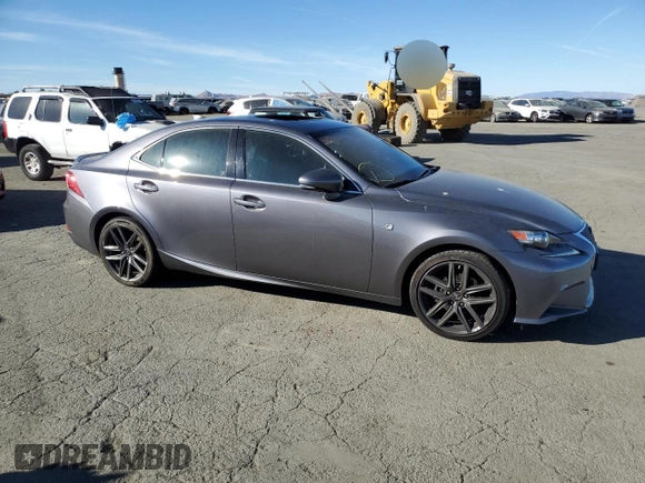 2015 Lexus IS 250 with VIN JTHBF1D26F5069245, listed as a Copart auction lot 74837644 with 81,365 mi miles and Clean Title. Bid and sale history available at DreamBid. Image 4.