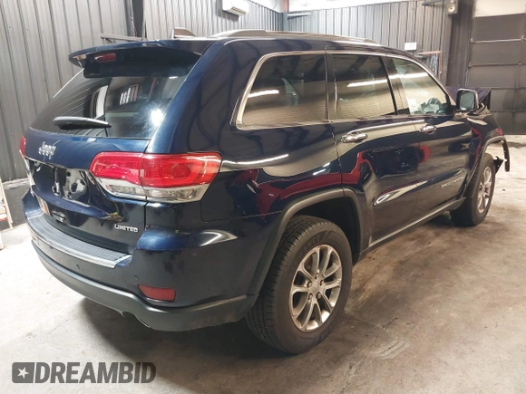 2016 Jeep Grand Cherokee Limited 75th Anniversary with VIN 1C4RJFBG8GC415366, listed as a IAAI auction lot 42208770 with 51,580 mi miles and . Bid and sale history available at DreamBid. Image 4.