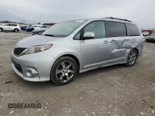 2012 Toyota Sienna SE z VIN 5TDXK3DC9CS222519, wystawiony jako Copart lot #50948145 z przebiegiem 245 553 mil mil oraz Szkoda całkowita • Salvage title. Historia ofert i sprzedaży dostępna na DreamBid. Obrazek 1.