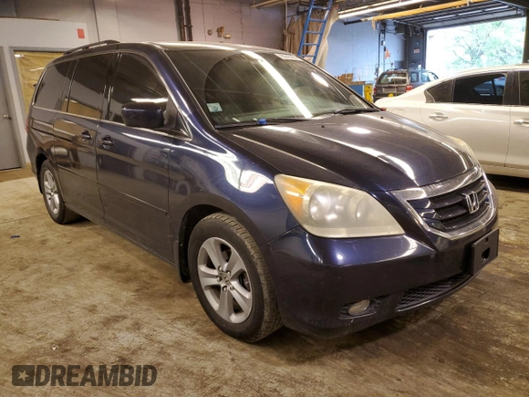 2008 Honda Odyssey Touring with VIN 5FNRL38968B082655, listed as a Copart auction lot 70887554 with 163,082 mi miles and Salvage Title. Bid and sale history available at carsss.com. Image 4.