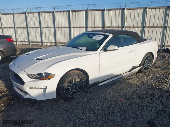 2020 Ford Mustang EcoBoost with VIN 1FATP8UH1L5118952, listed as a IAAI auction lot 40760780 with 79,254 mi miles. Bid and sale history available at carsss.com. Image 2.