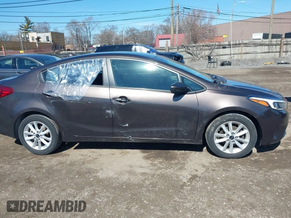 2017 Kia Forte LX with VIN 3KPFL4A78HE145715, listed as a IAAI auction lot 41803593 with 50,609 mi miles. Bid and sale history available at carsss.com. Image 13.