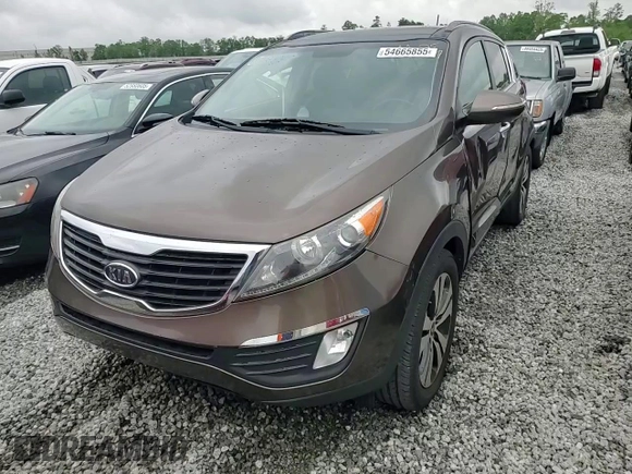 2011 Kia Sportage EX with VIN KNDPC3A2XB7080957, listed as a Copart auction lot 54665855 with 191,076 mi miles and Salvage title. Bid and sale history available at DreamBid. Image 14.