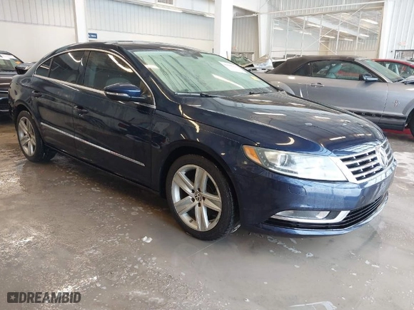 2013 Volkswagen CC Sport with VIN WVWBN7ANXDE515691, listed as a IAAI auction lot 41598295 with 104,461 mi miles. Bid and sale history available at carsss.com. Image 1.