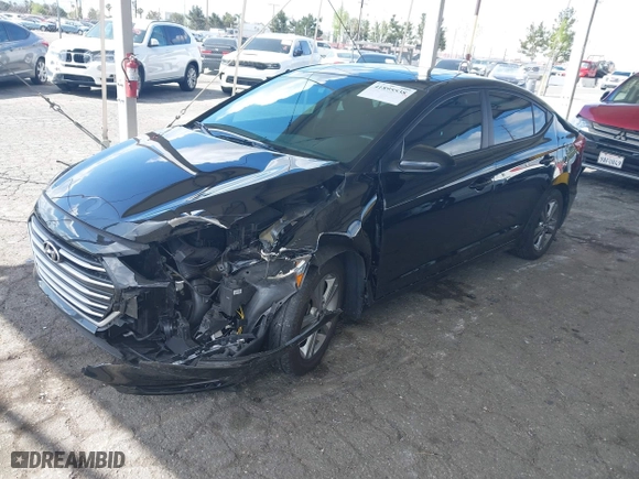 2017 Hyundai Elantra Value Edition with VIN KMHD84LF9HU249902, listed as a IAAI auction lot 41895538 with 57,575 mi miles. Bid and sale history available at carsss.com. Image 17.