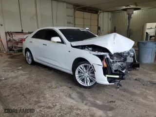 2022 Cadillac CT4 Premium Luxury with VIN 1G6DB5RK7N0111748, listed as a Copart auction lot 41808105 with 71,854 mi miles and Salvage Title. Bid and sale history available at carsss.com. Image 4.