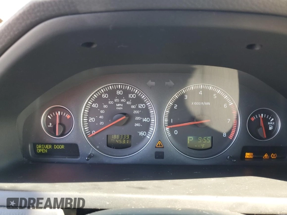 2007 Volvo XC90 I6 with VIN YV4CZ982171374597, listed as a Copart auction lot 53116355 with 188,339 mi miles and Salvage Title. Bid and sale history available at carsss.com. Image 9.