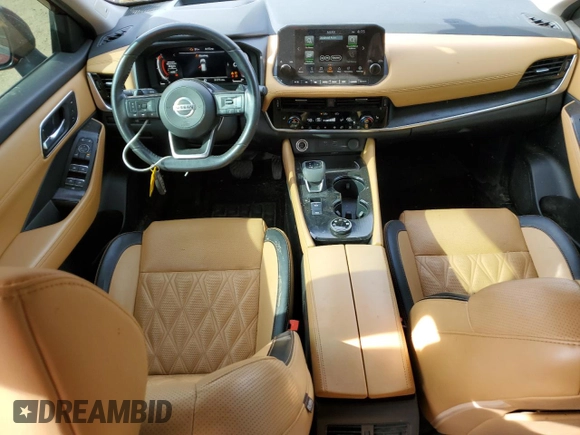 2021 Nissan Rogue Platinum with VIN JN8AT3DDXMW310514, listed as a Copart auction lot 69045054 with 73,225 mi miles and Salvage Title. Bid and sale history available at DreamBid. Image 8.