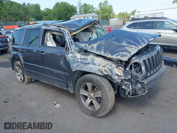 2016 Jeep Patriot Latitude with VIN 1C4NJRFB0GD681263, listed as a IAAI auction lot 42559587 with Not provided miles and . Bid and sale history available at DreamBid. Image 1.