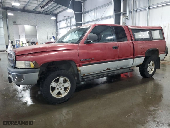 1999 Dodge Ram 1500 with VIN 3B7HF13Z6XG119033, listed as a Copart auction lot 75648684 with 132,699 mi miles and Salvage Title. Bid and sale history available at carsss.com. Image 1.