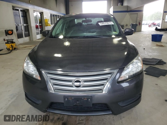2013 Nissan Sentra FE+ S with VIN 3N1AB7AP5DL657102, listed as a Copart auction lot 54579015 with 122,419 mi miles and Salvage Title. Bid and sale history available at DreamBid. Image 5.