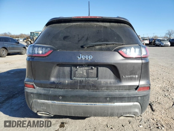 2021 Jeep Cherokee Limited with VIN 1C4PJLDX0MD144442, listed as a Copart auction lot 85568034 with 23,871 mi miles and Salvage title. Bid and sale history available at DreamBid. Image 6.