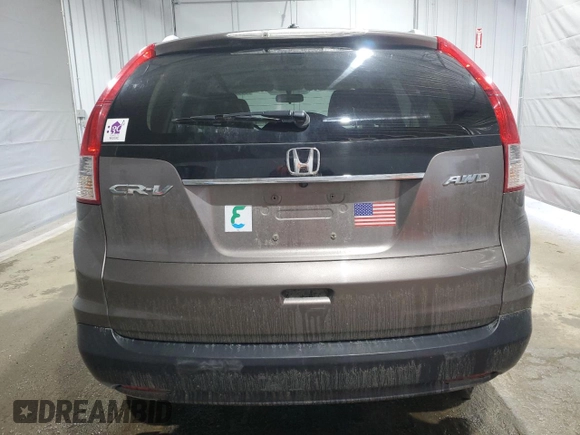 2012 Honda CR-V EX-L with VIN 5J6RM4H77CL061413, listed as a Copart auction lot 50892235 with 179,111 mi miles and Salvage Title. Bid and sale history available at DreamBid. Image 6.