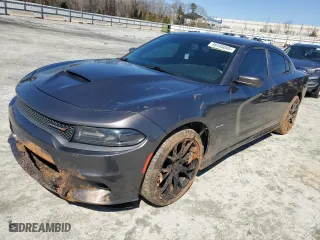 2019 Dodge Charger R/T with VIN 2C3CDXCT5KH588271, listed as a Copart auction lot 48495045 with 137,597 mi miles and Salvage Title. Bid and sale history available at carsss.com. Image 1.