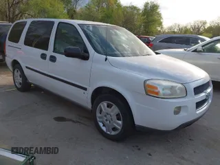 2007 Chevrolet Uplander LS Fleet with VIN 1GBDV13W17D191153, listed as a IAAI auction lot 41965629 with 199,303 mi miles. Bid and sale history available at carsss.com. Image 1.