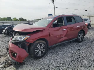 2017 Nissan Pathfinder SL with VIN 5N1DR2MM2HC648722, listed as a Copart auction lot 54918265 with 160,575 mi miles and Salvage Title. Bid and sale history available at DreamBid. Image 1.