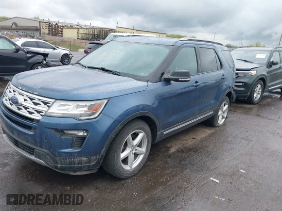 2018 Ford Explorer XLT z VIN 1FM5K7D82JGC48134, wystawiony jako IAAI lot #42202052 z przebiegiem 195 533 mil mil oraz . Historia ofert i sprzedaży dostępna na DreamBid. Obrazek 17.