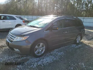 2012 Honda Odyssey Touring with VIN 5FNRL5H91CB048465, listed as a Copart auction lot 44442435 with 216,076 mi miles and Salvage Title. Bid and sale history available at carsss.com. Image 1.