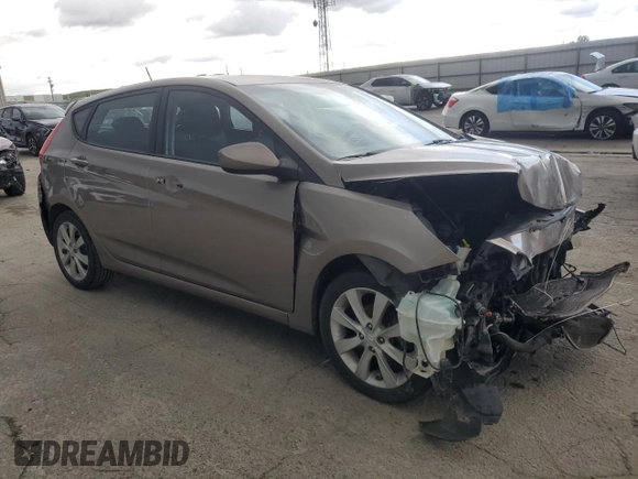 2012 Hyundai Accent SE with VIN KMHCU5AE1CU018668, listed as a Copart auction lot 49094965 with 162,405 mi miles and Salvage Title. Bid and sale history available at carsss.com. Image 4.