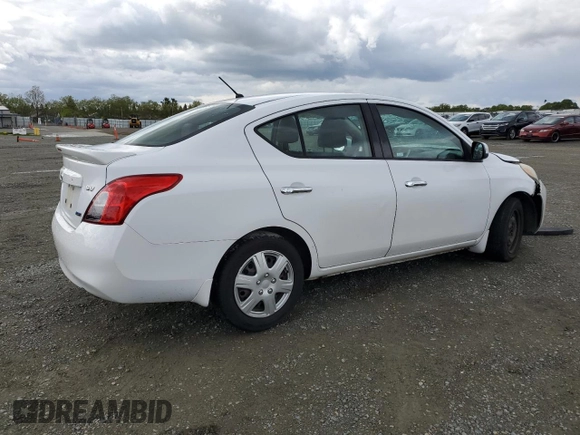 2014 Nissan Versa S Plus with VIN 3N1CN7AP9EL813031, listed as a Copart auction lot 51343925 with Not Provided miles and Salvage Title. Bid and sale history available at carsss.com. Image 3.