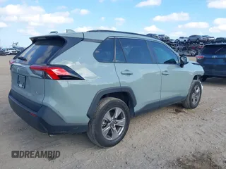 2023 Toyota RAV4 XLE with VIN 2T3W1RFV4PW257991, listed as a IAAI auction lot 41524644 with 34,370 mi miles. Bid and sale history available at carsss.com. Image 4.