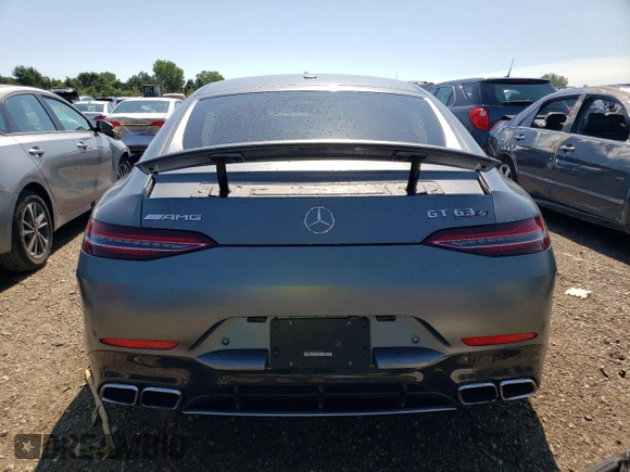 2020 Mercedes-Benz AMG GT 63 S with VIN WDD7X8KBXLA013320, listed as a Copart auction lot 63003904 with 8,919 mi miles and Salvage title. Bid and sale history available at DreamBid. Image 6.