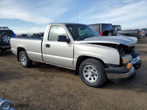 2006 Chevrolet Silverado 1500 Work Truck with VIN 3GCEC14XX6G182207, listed as a Copart auction lot 49169445 with 93,769 mi miles and Salvage Title. Bid and sale history available at carsss.com. Image 4.
