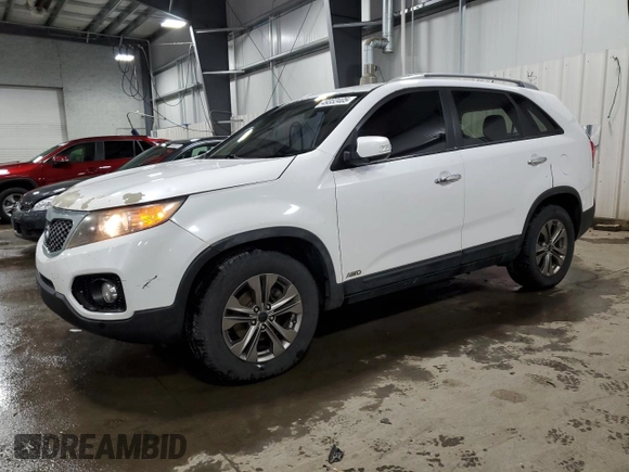 2011 Kia Sorento LX with VIN 5XYKTDA20BG167379, listed as a Copart auction lot 49333405 with 168,330 mi miles and Salvage Title. Bid and sale history available at carsss.com. Image 1.
