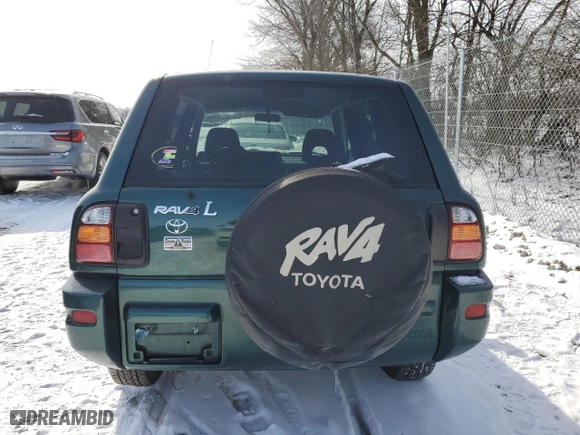 2000 Toyota RAV4 with VIN JT3HP10V3Y7162924, listed as a Copart auction lot 45510255 with 220,851 mi miles and Clean Title. Bid and sale history available at carsss.com. Image 6.
