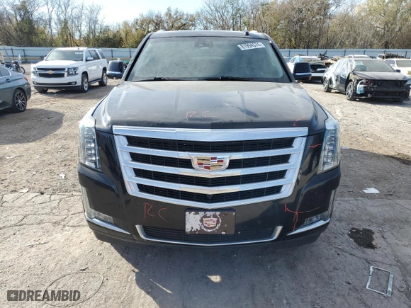 2018 Cadillac Escalade Luxury with VIN 1GYS3BKJXJR348574, listed as a Copart auction lot 81994574 with 143,867 mi miles and Salvage Title. Bid and sale history available at carsss.com. Image 5.
