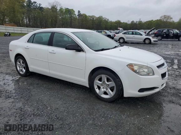 2012 Chevrolet Malibu 1LS with VIN 1G1ZB5E00CF285364, listed as a Copart auction lot 50744845 with 209,838 mi miles and Salvage Title. Bid and sale history available at DreamBid. Image 4.