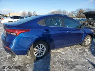 2021 Hyundai Accent SE with VIN 3KPC24A64ME136615, listed as a Copart auction lot 41957605 with 50,827 mi miles and Salvage Title. Bid and sale history available at carsss.com. Image 3.