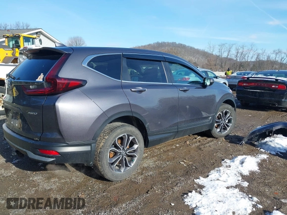 2020 Honda CR-V EX with VIN 2HKRW2H59LH606857, listed as a IAAI auction lot 41617011 with 68,850 mi miles. Bid and sale history available at carsss.com. Image 4.
