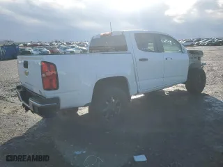 2020 Chevrolet Colorado 2WD Work Truck with VIN 1GCGSBEA9L1100733, listed as a Copart auction lot 43152125 with 61,713 mi miles and Salvage Title. Bid and sale history available at carsss.com. Image 3.