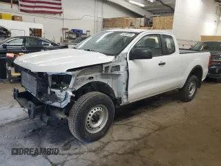 2022 Ford Ranger XL with VIN 1FTER1EH5NLD50570, listed as a Copart auction lot 42535155 with 53,846 mi miles and Salvage title. Bid and sale history available at DreamBid. Image 1.