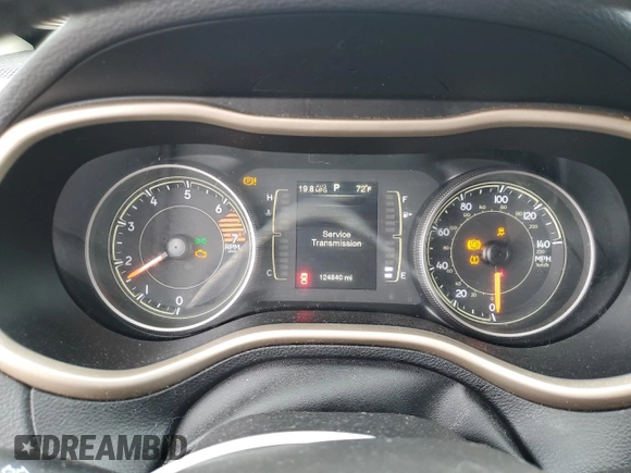 2016 Jeep Cherokee Altitude with VIN 1C4PJMCB0GW348615, listed as a Copart auction lot 61194105 with 124,840 mi miles and Salvage title. Bid and sale history available at DreamBid. Image 9.