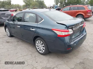 2015 Nissan Sentra S with VIN 3N1AB7APXFY277095, listed as a IAAI auction lot 42040176 with 188,763 mi miles. Bid and sale history available at carsss.com. Image 3.