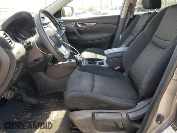 2017 Nissan Rogue SV with VIN KNMAT2MV4HP560393, listed as a Copart auction lot 53114105 with 133,988 mi miles and Salvage Title. Bid and sale history available at carsss.com. Image 7.