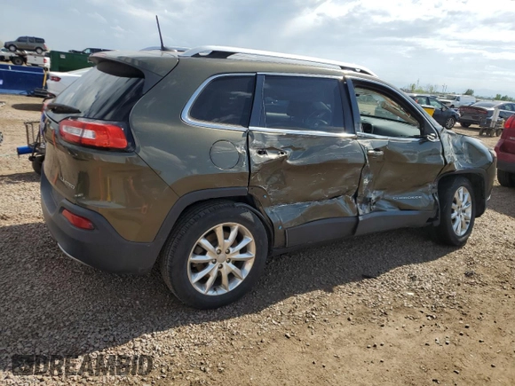 2016 Jeep Cherokee Limited with VIN 1C4PJMDBXGW151627, listed as a Copart auction lot 62714695 with 175,253 mi miles and Clean title. Bid and sale history available at DreamBid. Image 3.